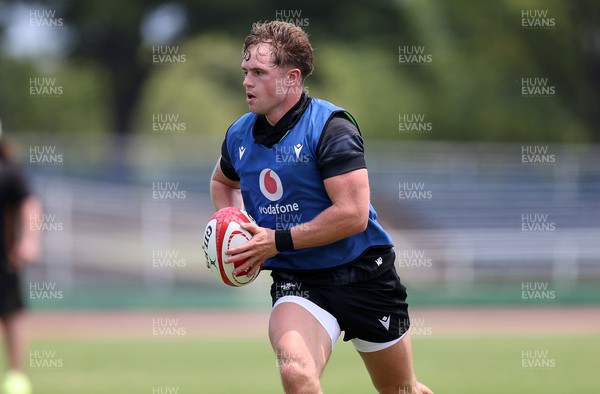 300625 - Wales Rugby Training in Kitakyushu in the week leading up to their first test against Japan - Macs Page during training