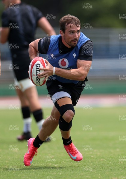 300625 - Wales Rugby Training in Kitakyushu in the week leading up to their first test against Japan - Rhodri Williams during training