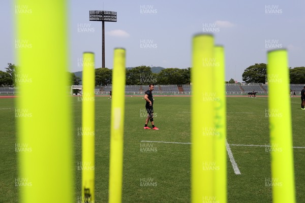 300625 - Wales Rugby Training in Kitakyushu in the week leading up to their first test against Japan - Rhodri Williams during training