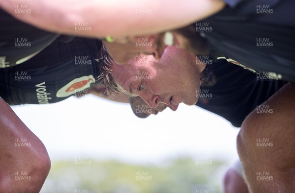 300625 - Wales Rugby Training in Kitakyushu in the week leading up to their first test against Japan - Dewi Lake during training