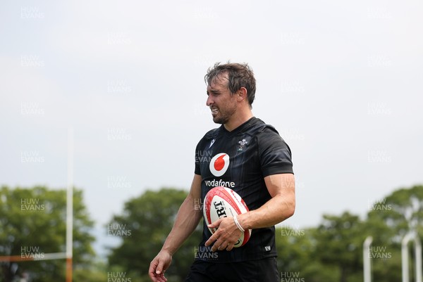 300625 - Wales Rugby Training in Kitakyushu in the week leading up to their first test against Japan - Rhodri Williams during training