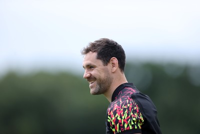 300626 - Wales Rugby Training ahead of the first Nations Championship game against Fiji - Tomos Williams during training