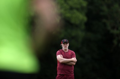300626 - Wales Rugby Training ahead of the first Nations Championship game against Fiji - Steve Tandy, Head Coach during training