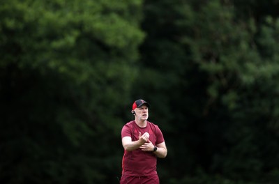 300626 - Wales Rugby Training ahead of the first Nations Championship game against Fiji - Steve Tandy, Head Coach during training