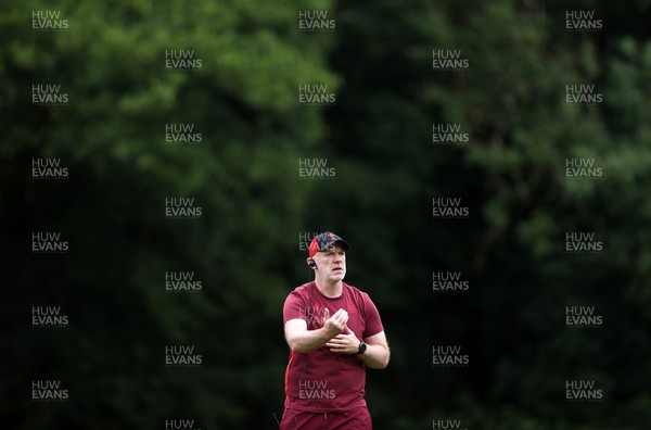 300626 - Wales Rugby Training ahead of the first Nations Championship game against Fiji - Steve Tandy, Head Coach during training