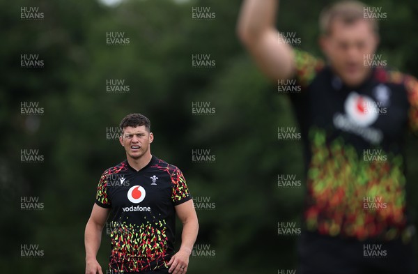 300626 - Wales Rugby Training ahead of the first Nations Championship game against Fiji - James Botham during training