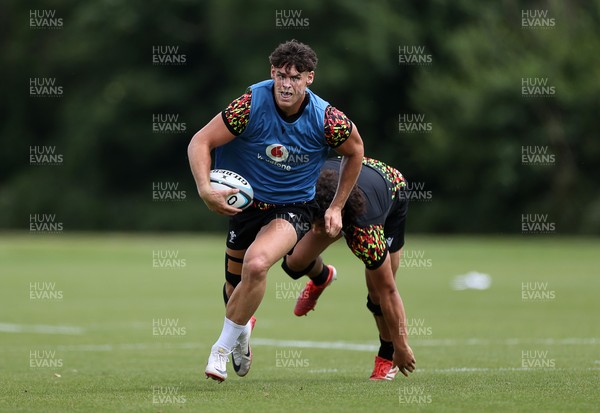 300626 - Wales Rugby Training ahead of the first Nations Championship game against Fiji - Eddie James during training