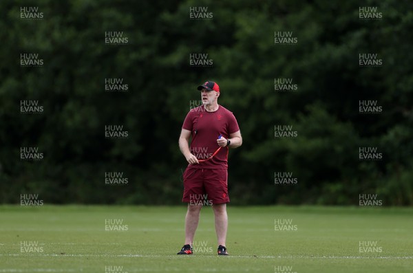 300626 - Wales Rugby Training ahead of the first Nations Championship game against Fiji - Steve Tandy, Head Coach during training