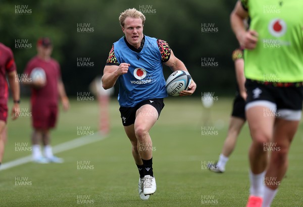 300626 - Wales Rugby Training ahead of the first Nations Championship game against Fiji - Blair Murray during training