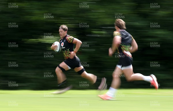 300626 - Wales Rugby Training ahead of the first Nations Championship game against Fiji - Alex Mann during training