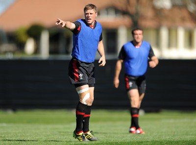30.09.11 - Wales Rugby Training - Rhys Priestland during training. 