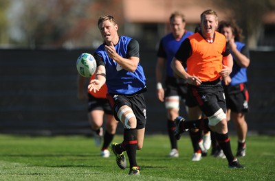 30.09.11 - Wales Rugby Training - Rhys Priestland during training. 