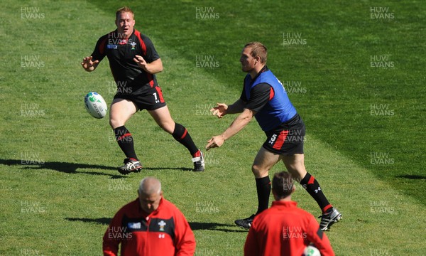 30.09.11 - Wales Rugby Training - Gethin Jenkins during training. 