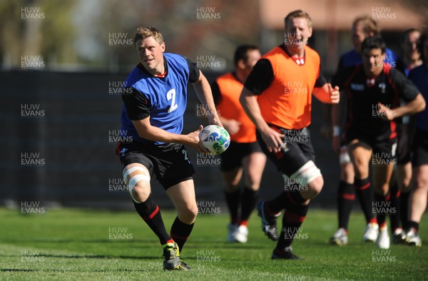 30.09.11 - Wales Rugby Training - Rhys Priestland during training. 
