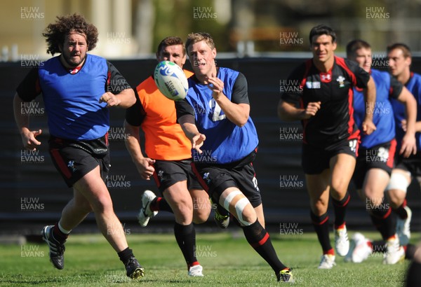 30.09.11 - Wales Rugby Training - Rhys Priestland during training. 