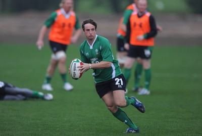 30.10.09 - Wales Rugby Training - Martin Roberts during training. 