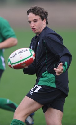 30.10.09 - Wales Rugby Training - Martin Roberts during training. 