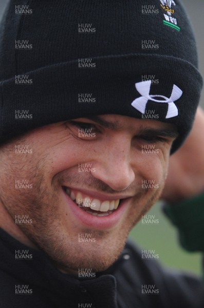 30.10.09 - Wales Rugby Training - Jamie Roberts during training. 
