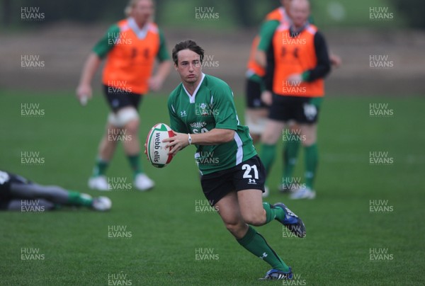 30.10.09 - Wales Rugby Training - Martin Roberts during training. 
