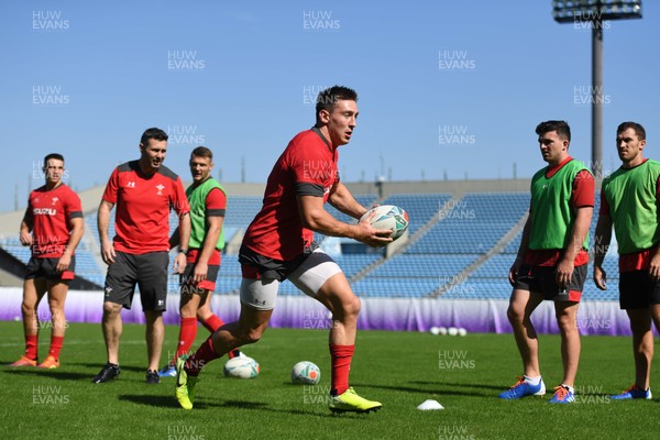 301019 - Wales Rugby Training - Josh Adams during training