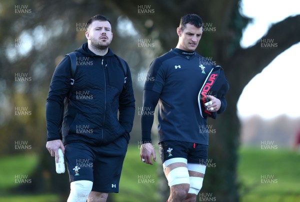 301117 - Wales Rugby Training - Rob Evans and Aaron Shingler