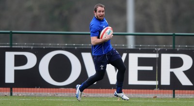 31.01.11 - Wales Rugby Training - Shane Williams in action during training. 