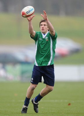 31.01.11 - Wales Rugby Training - Matthew Morgan of Wales under 20 during training. 