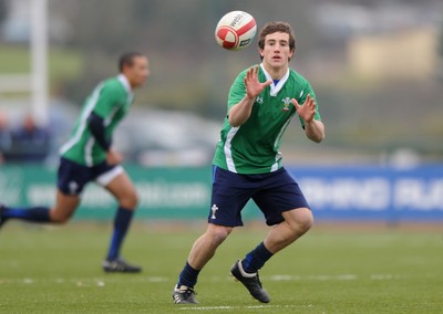 31.01.11 - Wales Rugby Training - Matthew Morgan of Wales under 20s during training. 