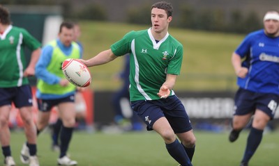 31.01.11 - Wales Rugby Training - Steven Shingler of Wales under 20s during training. 