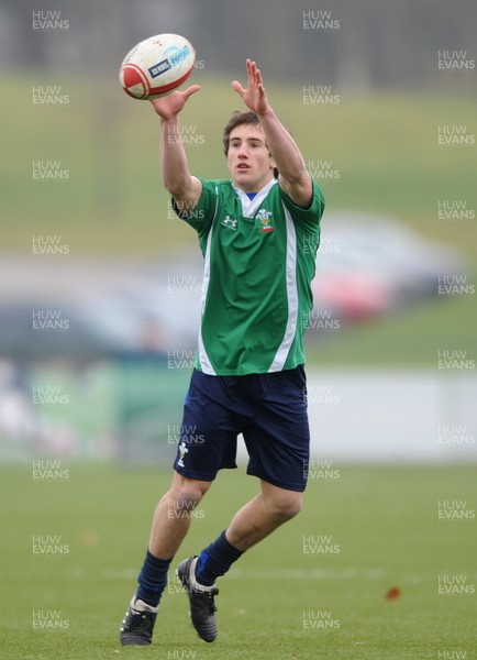 31.01.11 - Wales Rugby Training - Matthew Morgan of Wales under 20 during training. 