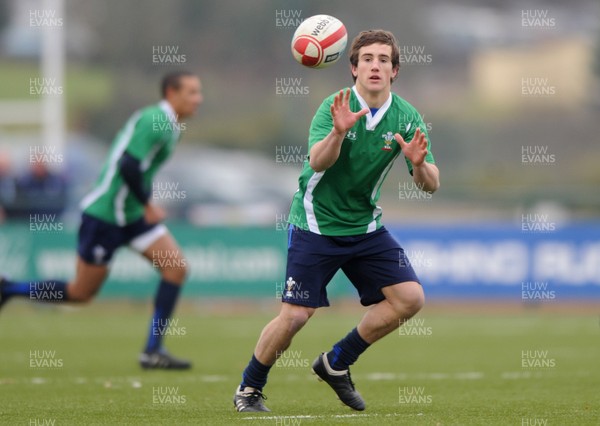 31.01.11 - Wales Rugby Training - Matthew Morgan of Wales under 20s during training. 