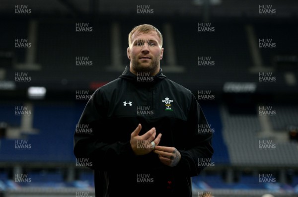 310119 - Wales Rugby Training - Ross Moriarty during training