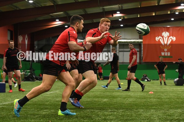 310122 - Wales Rugby Training - Rhys Carre during training