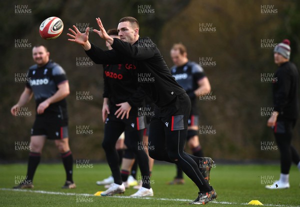 310123 - Wales Rugby Training - George North during training