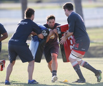 31.05.07  Wales rugby tour to Australia Gavin Henson in training in Brisbane 