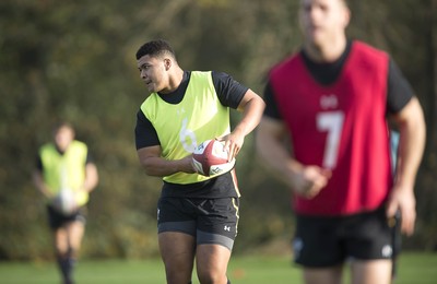 311016 - Wales Rugby Training -Leon Brown during training