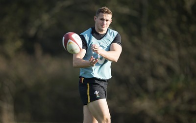 311016 - Wales Rugby Training -Hallam Amos during training