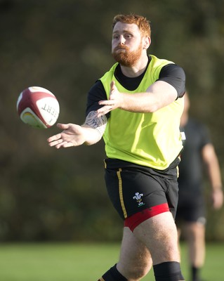 311016 - Wales Rugby Training -Dan Baker during training