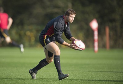 311016 - Wales Rugby Training -Leigh Halfpenny during training