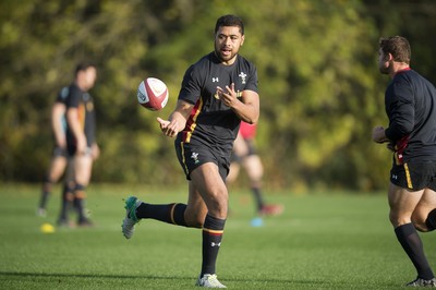 311016 - Wales Rugby Training -Taulupe Faletau during training