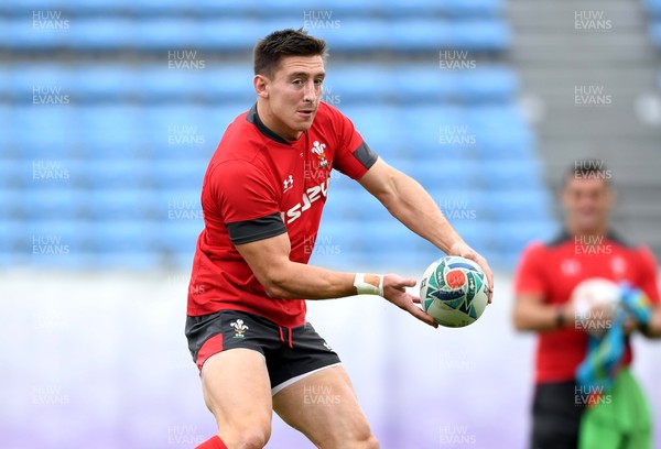 311019 - Wales Rugby Training - Josh Adams during training