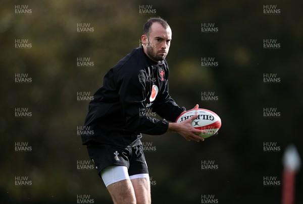311023 - Wales Rugby Training in the week leading up to their game against the Barbarians - Cai Evans during training