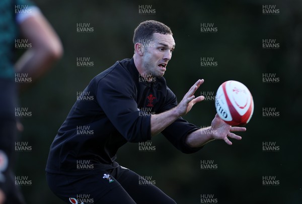 311023 - Wales Rugby Training in the week leading up to their game against the Barbarians - George North during training