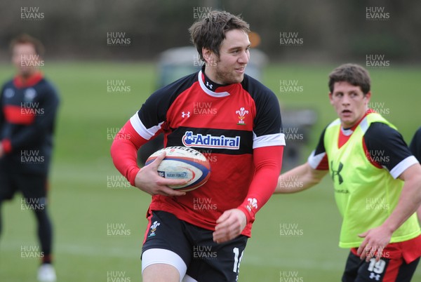 200212 - Wales Rugby Training -Ryan Jones during training