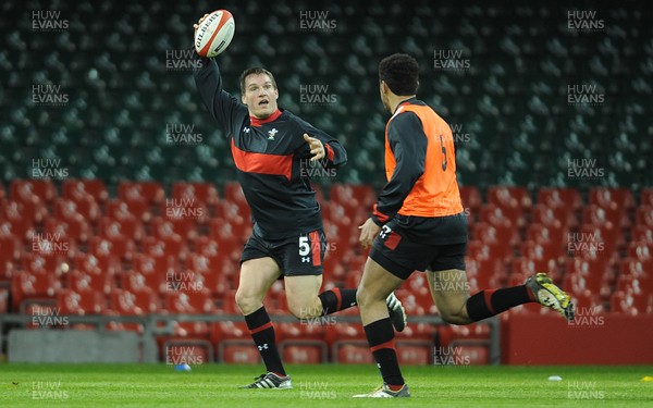 220113 - Wales Rugby Training -Gethin Jenkins during training