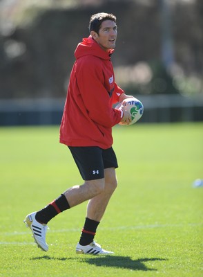 03.09.11 - Wales Rugby Training - James Hook during training. 