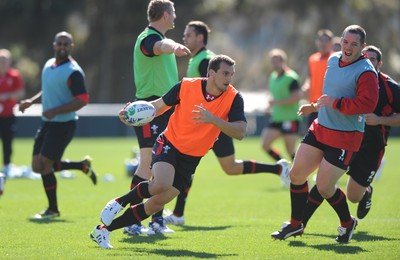 03.09.11 - Wales Rugby Training - Sam Warburton during training. 