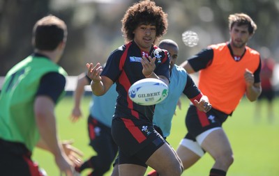 03.09.11 - Wales Rugby Training - Toby Faletau during training. 
