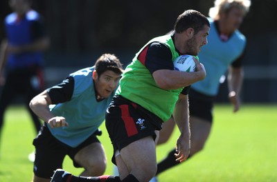 03.09.11 - Wales Rugby Training - Ryan Bevington during training. 