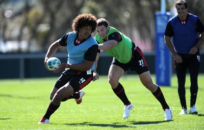 03.09.11 - Wales Rugby Training - Toby Faletau during training. 